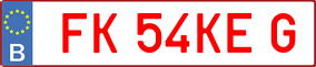 Truck License Plate